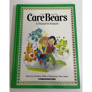 Care Bears A Friend For Frances Geoffrey Wills HC Book 1983 Vintage Parker Bros